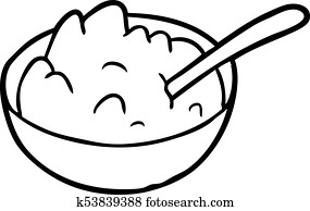 Bowl of Porridge Stock Photography | u11759455 | Fotosearch