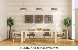 מודרני, חדר של סעודה