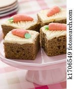 עוגה של גזר, ריבועים