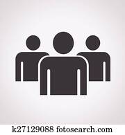 קבץ, אנשים, איקון