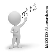 3d small people - singer