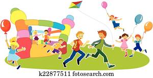 Set Of Pictures For A Kindergarten Clipart K Fotosearch