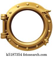 Isolated porthole Isolated porthole