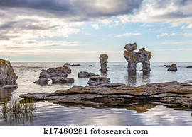Rock formation on Gotland