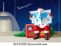 Santa's Christmas travel Santa's Christmas travel