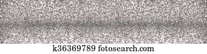 website banner image of shining silver glitter background. panorama