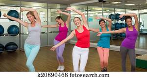 zumba, klasse, tanzen, in, studio zumba, klasse, tanzen, in, studio