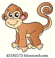 Cute small monkey Cute small monkey