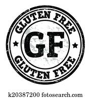 gluten, frei, briefmarke gluten, frei, briefmarke