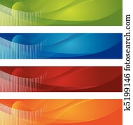 Halftone and gradient banners Halftone and gradient banners