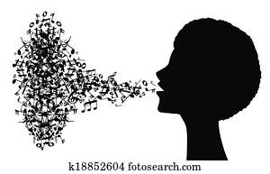 singer woman profile singer woman profile