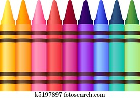 Vector Collection of crayons