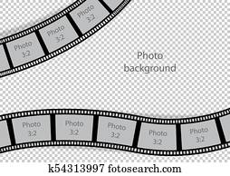 vendimia, foto encuadra, remolino, filme, plantilla