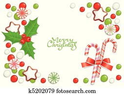 Christmas candy background Christmas candy background