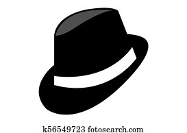 Fedora Hat Stock Illustrations | Our Top 157 Fedora Hat art | Fotosearch