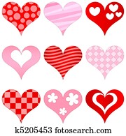 hearts set hearts set