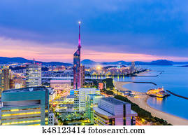 Fukuoka, Japan Skyline Fukuoka, Japan Skyline
