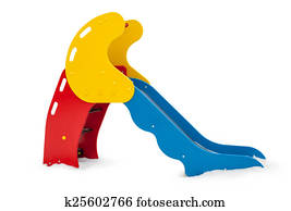 Single small playground slide Single small playground slide