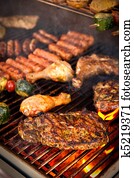 Steak on BBQ Steak on BBQ