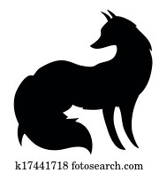 צללית, של, ה, שועל