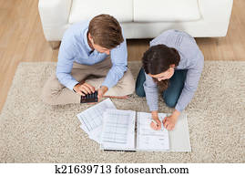 par, calculando, orçamento, casa