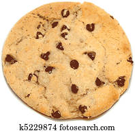 עוגיה של שבב של השוקולד, וקטור, דוגמה