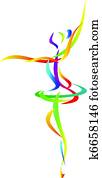 abstract ballet dancer abstract ballet dancer