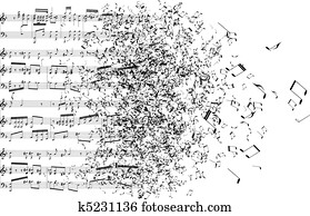 music notes dancing away music notes dancing away
