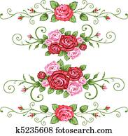 satz, von, rosen, banner satz, von, rosen, banner