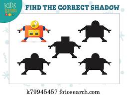finden, dass, korrekt, schatten, für, niedlich, karikatur, roboter, erzieherisch, vorschulisch, kinder, mini, spiel finden, dass, korrekt, schatten, für, niedlich, karikatur, roboter, erzieherisch, vorschulisch, kinder, mini, spiel