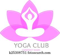 logo, yoga