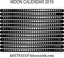 Moon calendar 2019 Moon calendar 2019