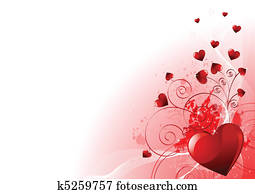 día de valentines, plano de fondo