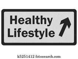 fotografi, realistiske, 'healthy, lifestyle', tegn, isoleret, på hvide