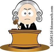 Judge using his gavel Judge using his gavel