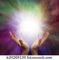 Lightworker Sending Healing Energy