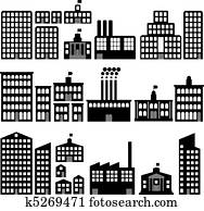 building silhouettes building silhouettes