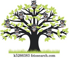 eule, baum eule, baum