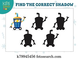 finden, dass, korrekt, schatten, für, niedlich, karikatur, roboter, erzieherisch, vorschulisch, kinder, mini, spiel finden, dass, korrekt, schatten, für, niedlich, karikatur, roboter, erzieherisch, vorschulisch, kinder, mini, spiel