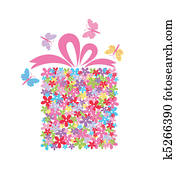 Vector colorful gift box symbols Clip Art | k8497176 | Fotosearch
