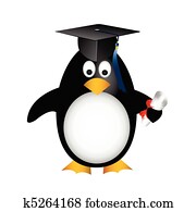 graduação, pingüim
