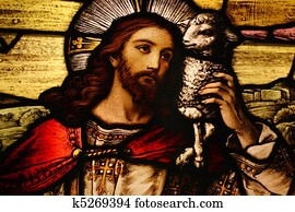 Jesus with Lamb Jesus with Lamb