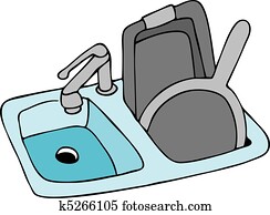 Kitchen Sink Clip Art Vectors | Our Top 1000+ Kitchen Sink EPS Images