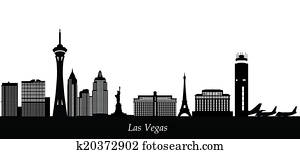 las vegas skyline las vegas skyline