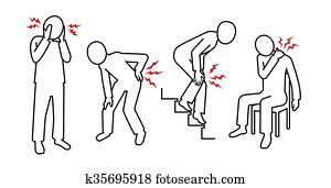 pictogram of pain pictogram of pain