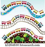 train pattern, toy train pattern, toy