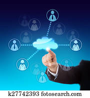 Contacting Office Workers Via The Cloud