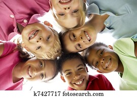 Group Of Children Playing In Park Group Of Children Playing In Park