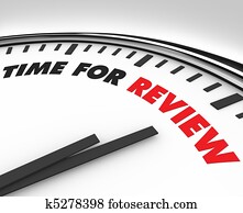 Time for Review - Clock Time for Review - Clock