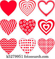 Valentine heart, set 2 Valentine heart, set 2